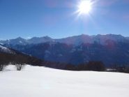 Radura panoramica presso il Colle Sappè