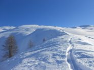 tratto finale sotto il colle di sibolet