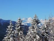 Monte Rosa visto dalla via di salita