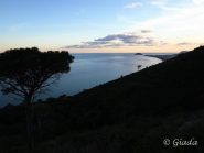 Golfo ligure al tramonto