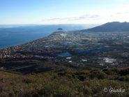La piana di Albenga al tramonto