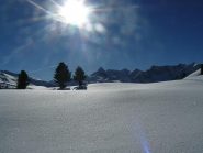 il Pic Rochebrune sopra un mare di farina