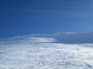 ultimi pendii sotto la cima