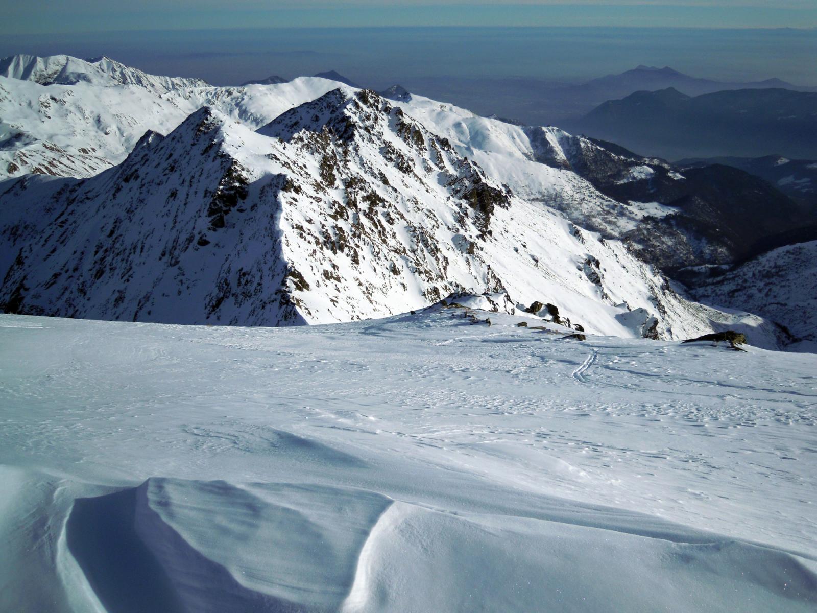 Pendio iniziale dell'Anticima della Lunella