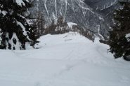 Tratto impegnativo, visto dall'alto