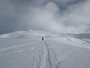 parte alta della salita, la cima sulla sinistra