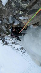 Sulla rampa della seconda lunghezza