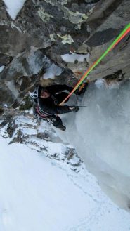 Sulla rampa della seconda lunghezza