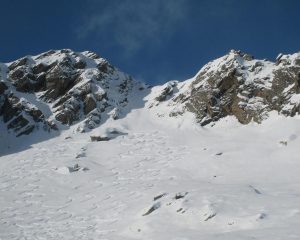 Pendio a destra della punta Trasinera