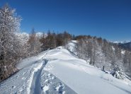 Usciti in cresta (molto a destra)