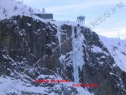 La barriera dove precipita Nuit Blanche e a sinistra tequila Stuntman