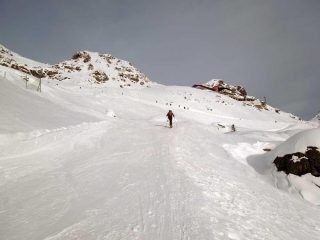 arrivo alla stazione della funivia