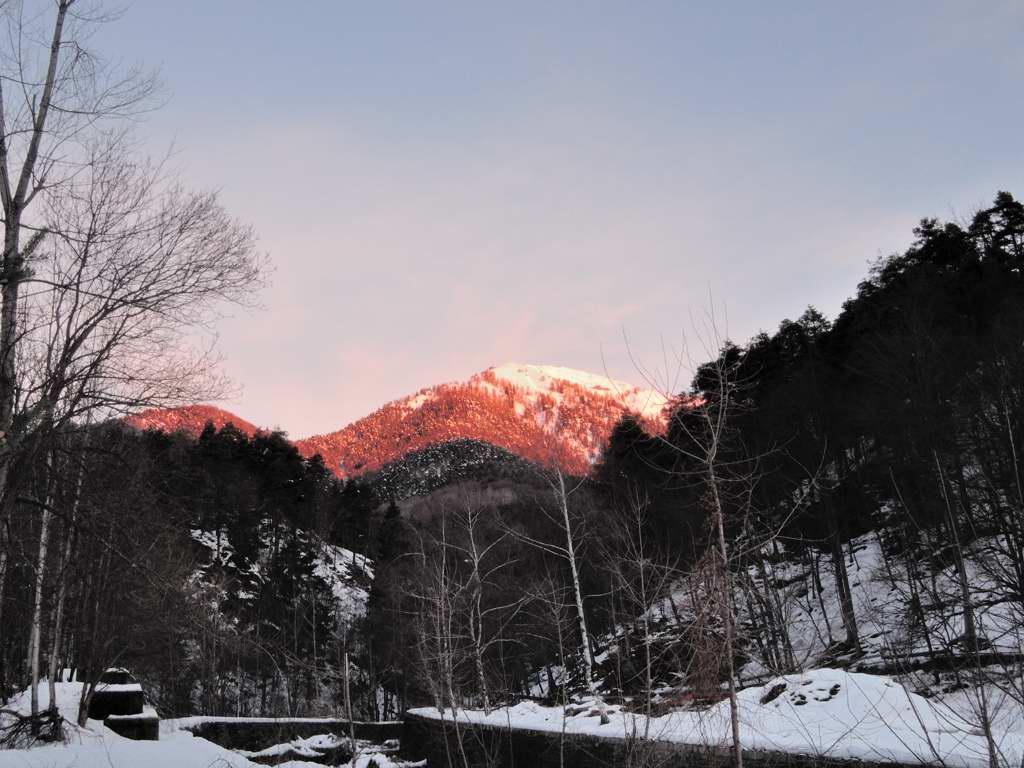 Mater visto dal luogo di partenza