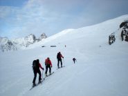 pendii dopo le granges des Aiguilles