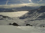 vallone percorso e mare di nubi