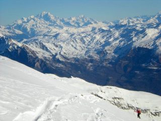 Panorama verso il Bianco