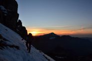 Traverso all'alba, sullo sfondo il Resegone