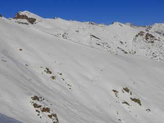La dorsale di Bianasso e dietro La Cialma