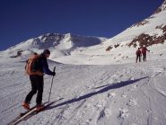 Il traverso iniziale dal Passo del Sempione