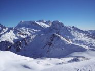 Vista sul Breithorn e Monte Leone