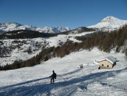 Pendii ormai tritati dopo le numerose discese