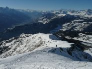 La cresta finale dalla cima
