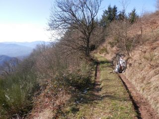 tratto dell'alta via dei monti liguri