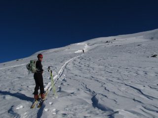 In salita