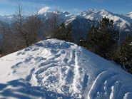 Punta Leretta, Dame di Challand e Voghel sullo sfondo