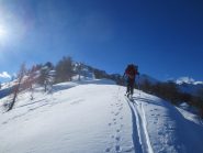 sulla dorsale verso la punta