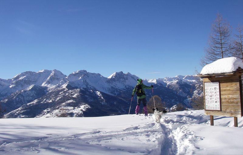 panorama dai pressi del lago di Laune