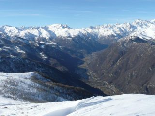 Panorama sulla Valle dell'Orco.