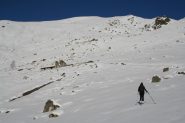 in vista dei pendii finali