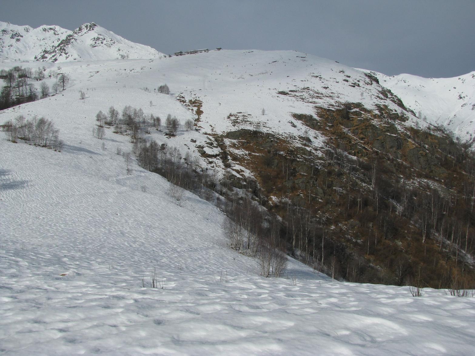 Il pendio-dorsale di Costa Aglietto