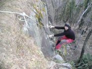 Acrobazie sulla ferrata del castello di Avigliana