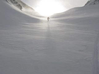 salita nel vento