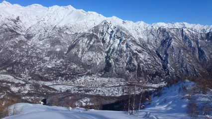 la Villa e le sue montagne