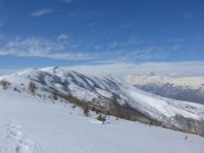 Monte Cornet, Monte Birrone e Monviso dal Monte della Ciabra
