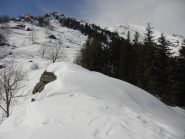 Verso la prima anticima 