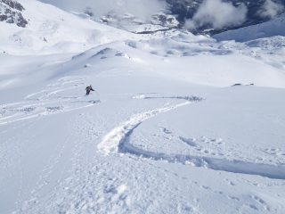 primo tratto sotto la punta