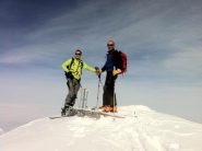 à ski jusque sur la croix
