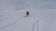 Elio in discesa sul plateau 