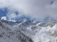 Cima Gorgia Cagna salendo verso la Testa del Fontanile