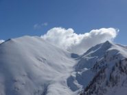 Monte Bourel e Colle di Marchiana dalla cima