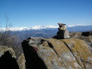 Poco prima della cima del M.te Bernard