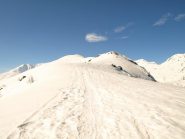 La dorsale verso Cima di Bossola