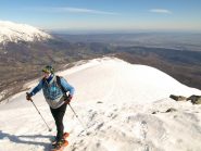 Carlo sulla dorsale quasi in cima