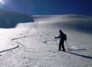 i pendii sotto la cima