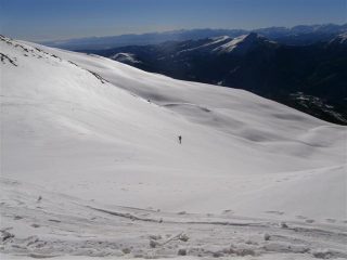 Arrivando al colle del Cervetto
