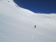 Traverso verso il canalone finale